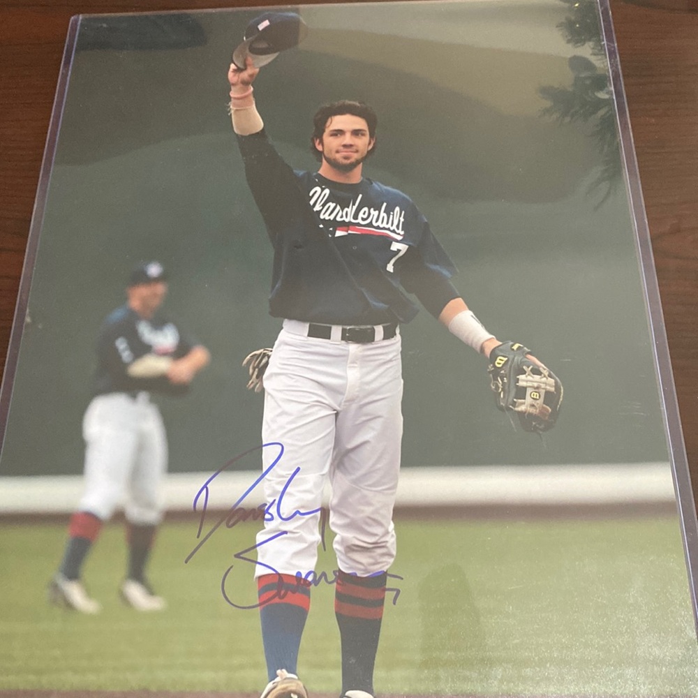 Dansby Swanson 11x14 Autographed  Vandy photo